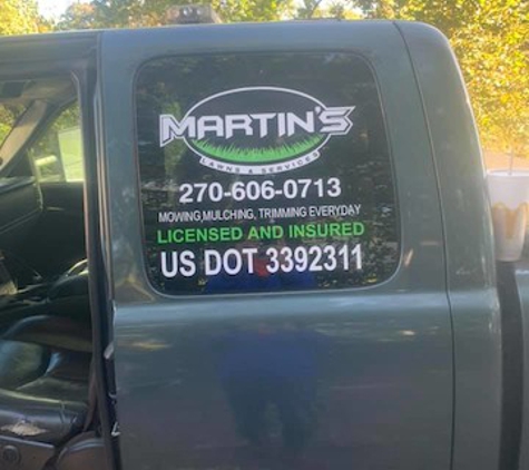 Martin's Lawn and services - Scottsville, KY