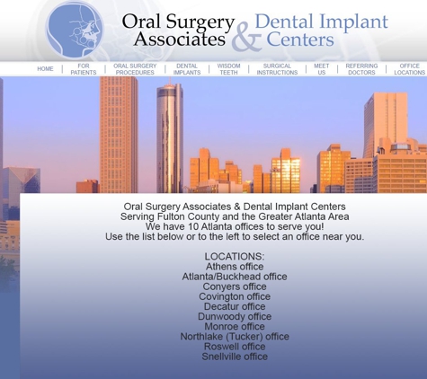 Oral Surgery Associates & Dental Implant Centers - Atlanta, GA