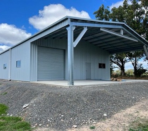 McHUGH STEEL FRAMING. Gable Shed With Garaport
