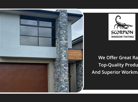 Scorpion Window Tinting - Enfield, SA. We Offer Great Rates, Top-Quality Products, And Superior Workmanship