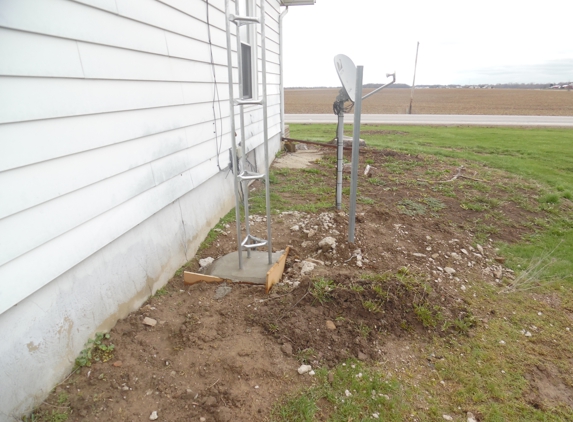 J's Aerial Antenna Service - Bryan, OH. All the concrete removed, now I am able to move forward more expediently. The hard work has all been completed.