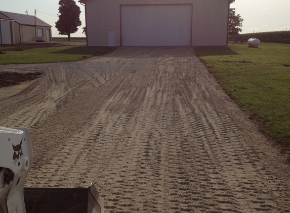 Haas Excavating LLC - Delphi, IN. Driveway Installation