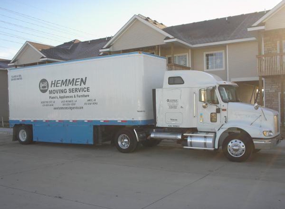 Hemmen Moving Service - Des Moines, IA. 28ft trailer pictured, we also have 40ft and 53ft moving trailers.