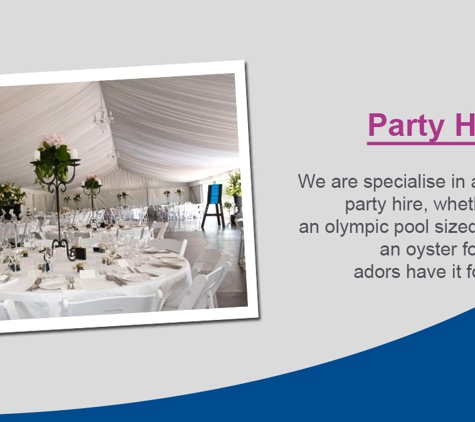 Adors Party Hire - Dubbo, NSW. Party Hire