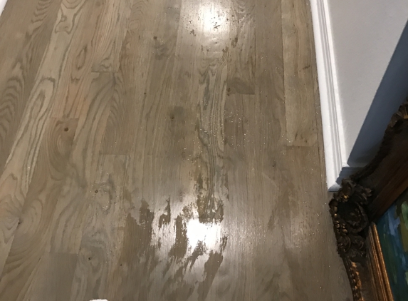 Toca Flooring - New Orleans, LA. This is from the leaking after installation