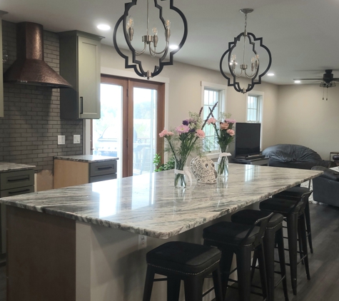 A+  Home Improvements - Toledo, OH. CUSTOM KITCHEN BLACK GREY GREEN