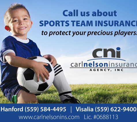 Kunkleman Insurance Agency, Inc. - Visalia, CA. For sports team insurance, call Carl Nelson Insurance Agency, Inc. in Visalia 559-622-9400