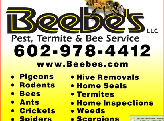 Beebe's Pest, Termite and Bee Service LLC - Phoenix, AZ