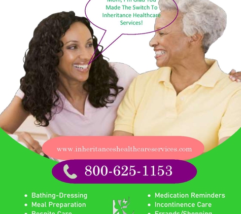 Inheritance Healthcare Services - Saint Louis, MO. Inheritance Healthcare Services LLC.