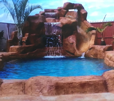 Swimming Pool and Waterfalls Construction - Midland, UT