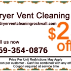 911 Dryer Vent Cleaning Rockwall TX