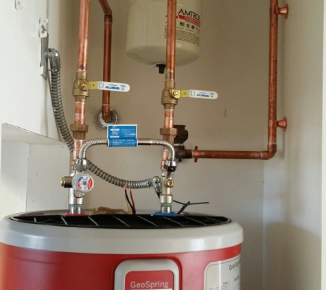 KB Construction - Swanton, VT. New hybrid hot water heater with rebate from efficiency of vt.