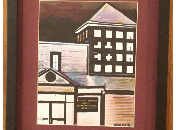 Blackman Insurance Agency - East Greenwich, RI. “MainSt.EG” Art by Michele Keir