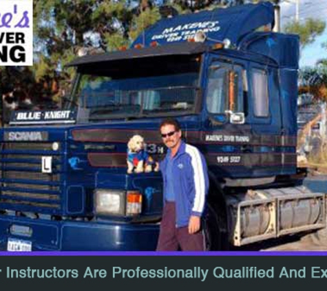 Makenes Driving School - Malaga, WA. All Of Our Instructors Are Professionally Qualified And Experienced