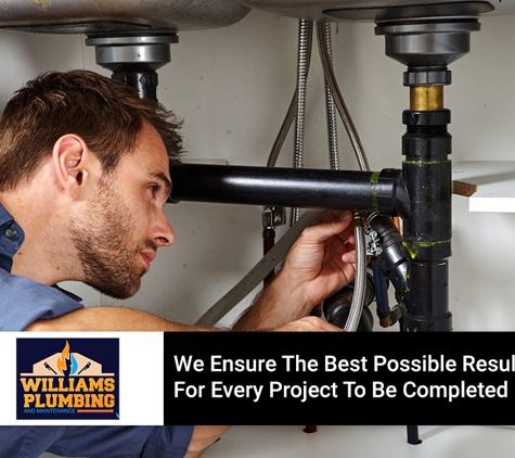 Williams Plumbing and Maintenance - Maffra, VIC. We Ensure The Best Possible Result For Every Project To Be Completed