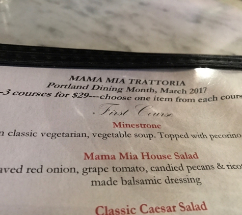 Mama Mia Trattoria - Portland, OR