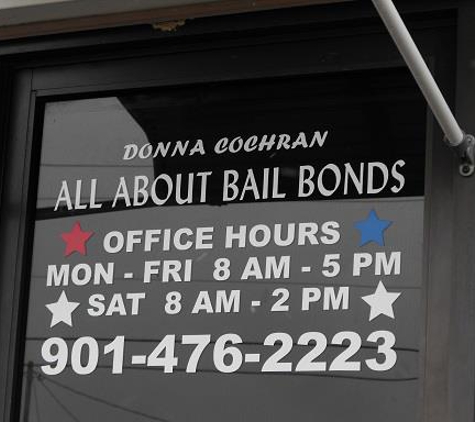 ALL ABOUT BAIL BONDS, Donna Cochran - Covington, TN