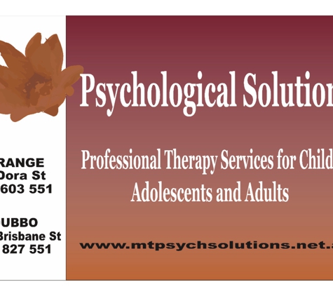 Melissa Theobald Psychological Solutions - Orange, NSW