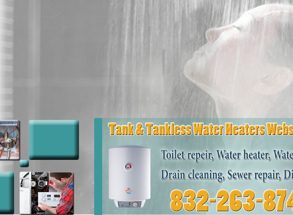 Tank & Tankless Water Heaters Webster TX - Webster, TX