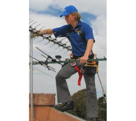 NuLife TV Antenna Service. All field personnel are trained in the use of Safety Equipment.