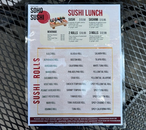 Soho Sushi - Grand Rapids, MI