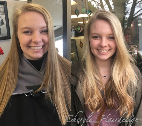 Cheryls Hairdesign - Salem, OR. Before & After Balyage