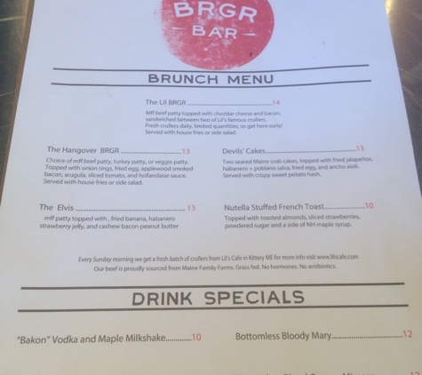 Brgr Bar - Portsmouth, NH