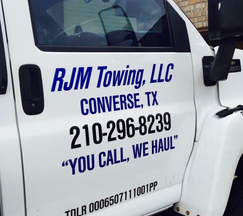 RJM Towing, LLC - Converse, TX