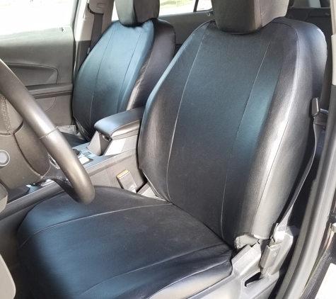 King of Seat Covers - Los Angeles, CA. Vinyl on a 2015 Chevy Equinox