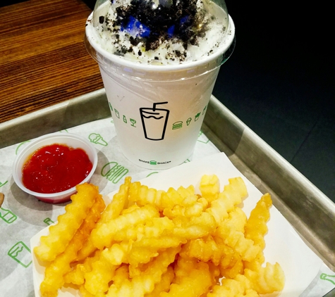 Shake Shack - Atlanta, GA. Nothing says a complete meal in a burger joint like a milkshake and fries does.