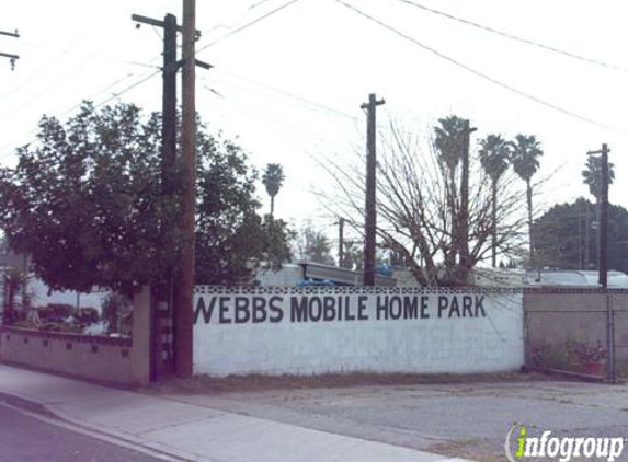 Webb's Mobile Home Park - Ontario, CA