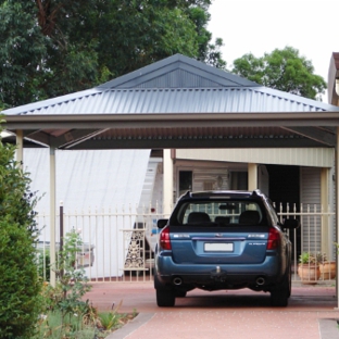 Judds Garages - Edgeworth, NSW. Dutch Gable Double Carport