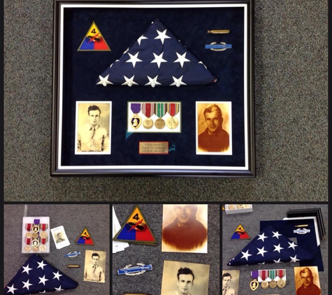 A Frame of Art - San Marcos, CA. The expert advice and steps on how to frame a military shadow box