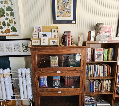 Joy of Books - Hendersonville, NC. Bill Lewis of Vero Beach, Florida, checking out the Joy of Books while visiting Hendersonville, North Carolina.