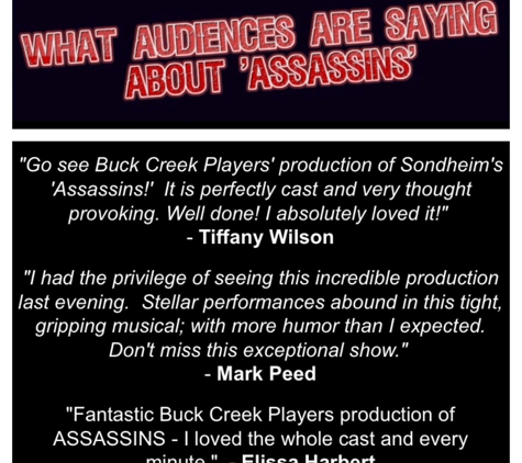 Buck Creek Players - Indianapolis, IN