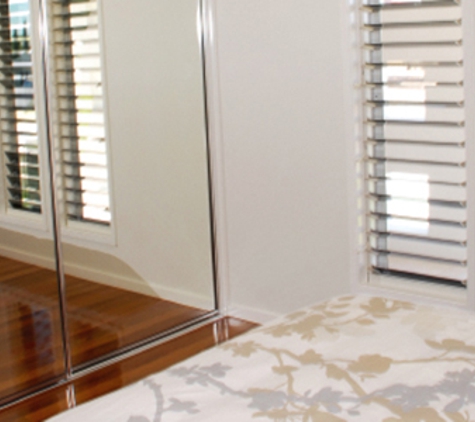 Bradnam's Windows & Doors - Emerald, QLD. Sliding Wardrobe Door With Mirror Inserts