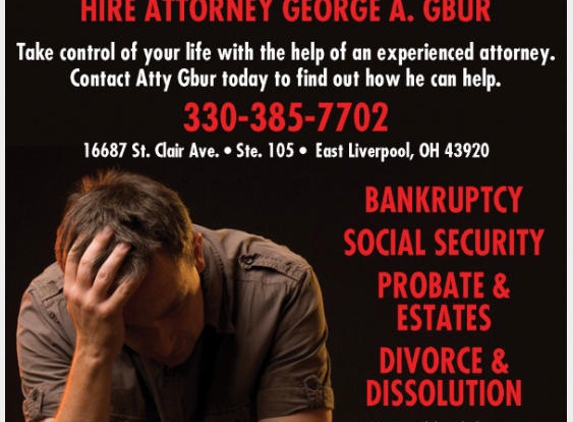 Attorney George A Gbur - East Liverpool, OH