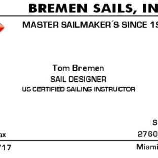 BREMEN SAILS INC - Miami, FL