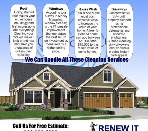 Renew It Pressure Washing - Jacksonville, FL