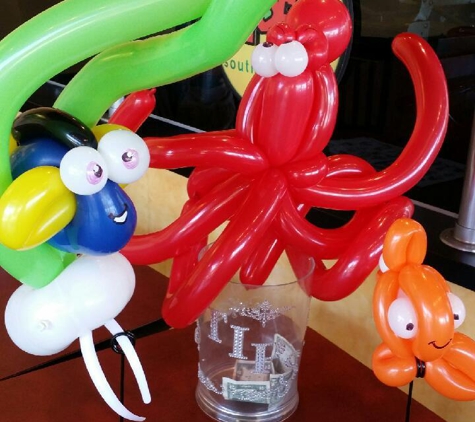 Pet Parties Plus - Grayson, GA. Balloon Artists create your custom theme for your guests.