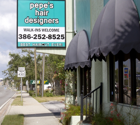 Pepe's Hair Designers - Daytona Beach, FL. New Sign!