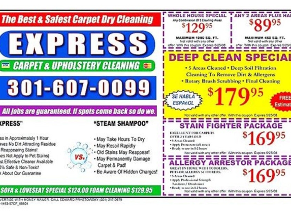 EXPRESS DRY CARPET CLEANING - Rockville, MD