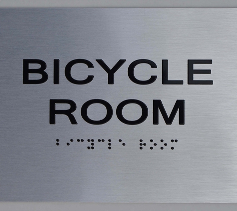 HPD SIGNS - Brooklyn, NY. BICYCLE ROOM ADA SIGN SILVER
