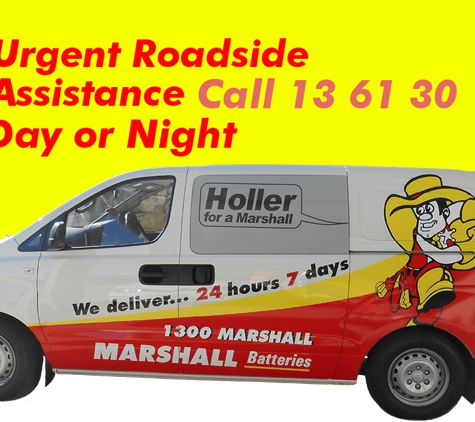 Marshall Batteries - Launceton, TAS. Urgent Roadside Assistance