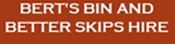 Bert's Bin Hire Logo