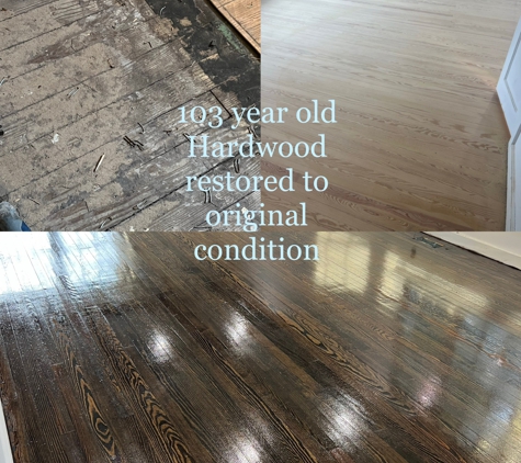 Flooring Today - Saddle Brook, NJ. 103 yr old Hardwood Refinishing