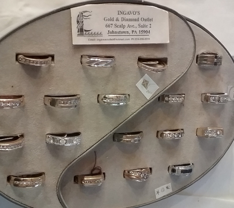 Ingavo's Gold & Diamond Outlet - Johnstown, PA. Men"s Diamond Bands