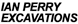 Ian Perry Excavations Logo
