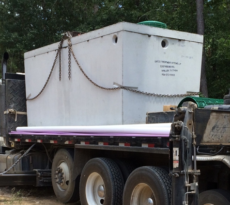 TER Septic Sight & Utilities LLC - Tomball, TX. Incoming Septic Tank