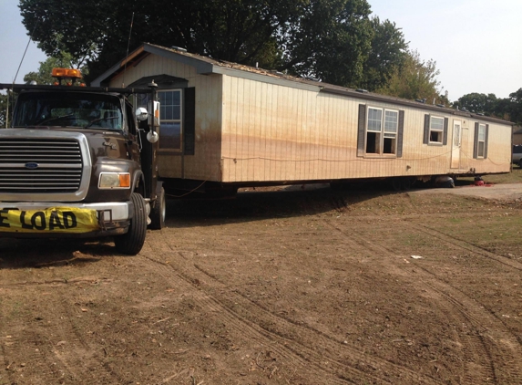 m&j mobile home mover - cartwright, OK